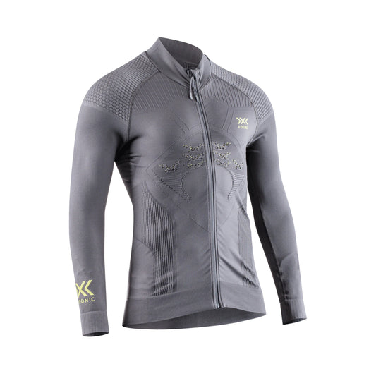 Кофта X-Bionic Energizer 4.0 Transmission Layer Full Zip Men Charcoal/Yellow