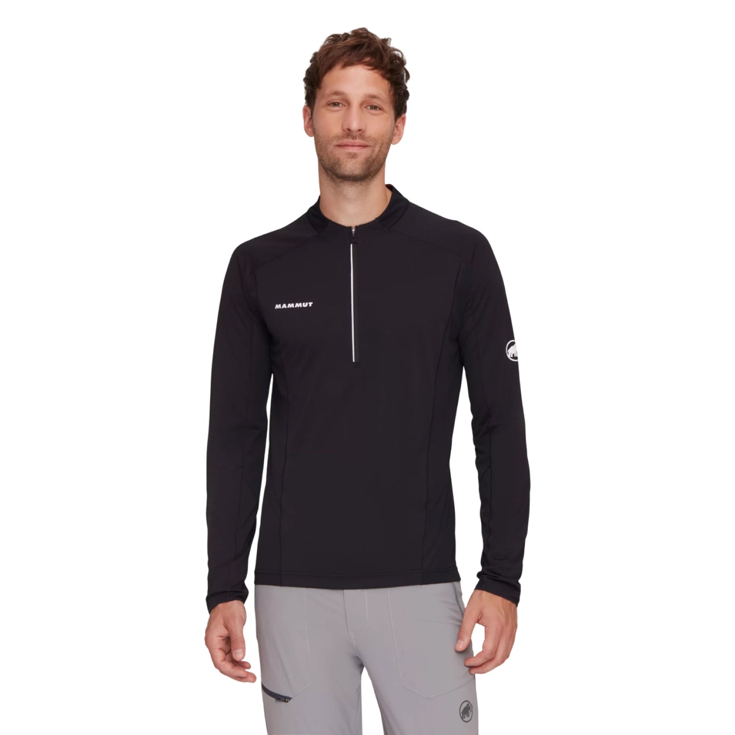 Кофта мужская Mammut Aenergy FL Half Zip Longsleeve Black