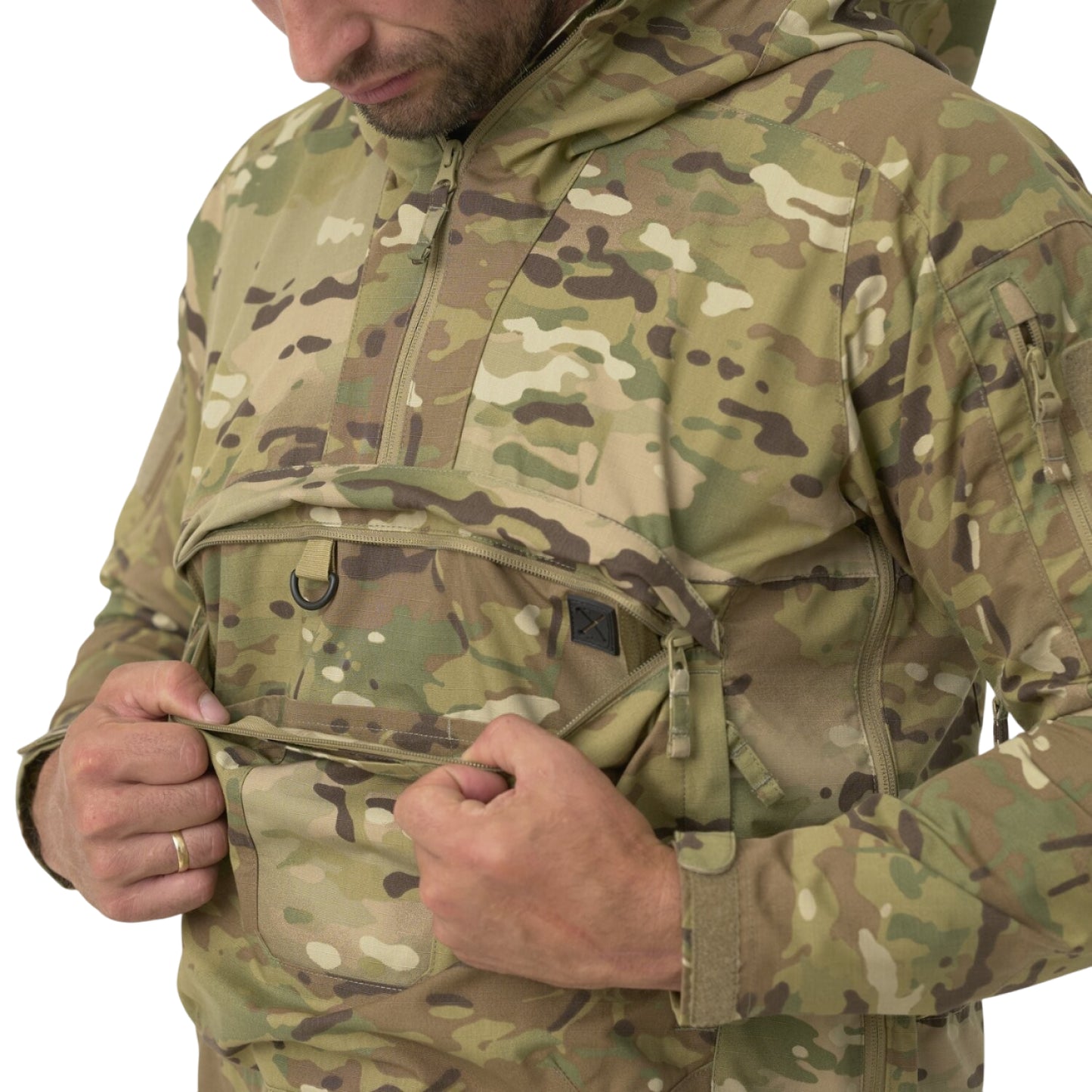 Куртка-анорак Helikon-Tex Tracer Anorak Jacket - Polycotton Ripstop Multicam
