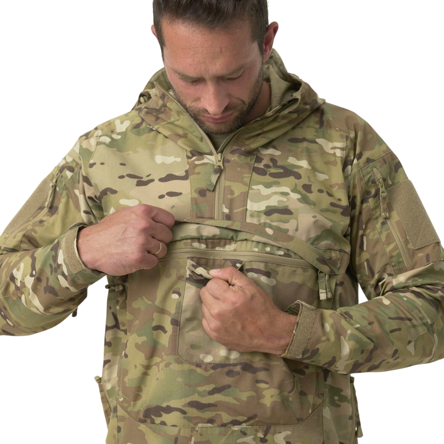 Куртка-анорак Helikon-Tex Tracer Anorak Jacket - Polycotton Ripstop Multicam