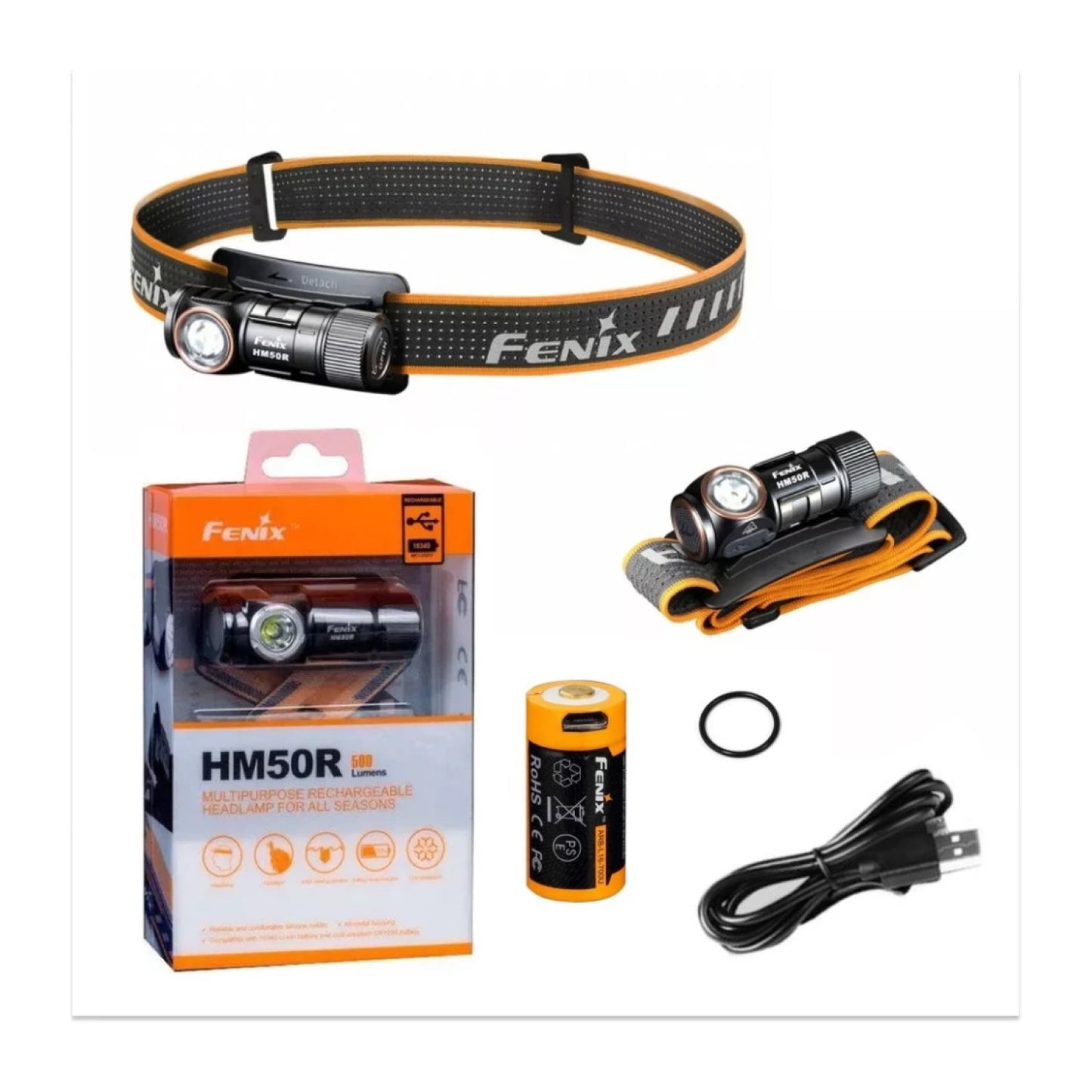 Фонарь Fenix HM50R V2.0 Multi