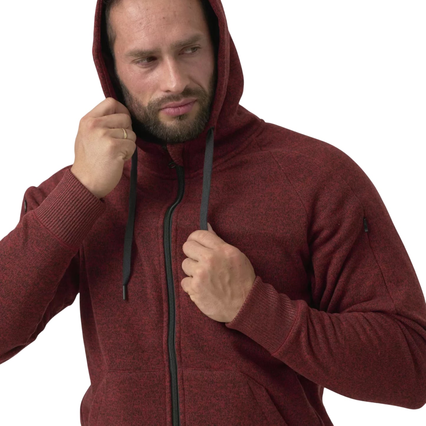 Кофта мужская Helikon-Tex Covert Tactical Hoodie (FullZip) Melange Blue
