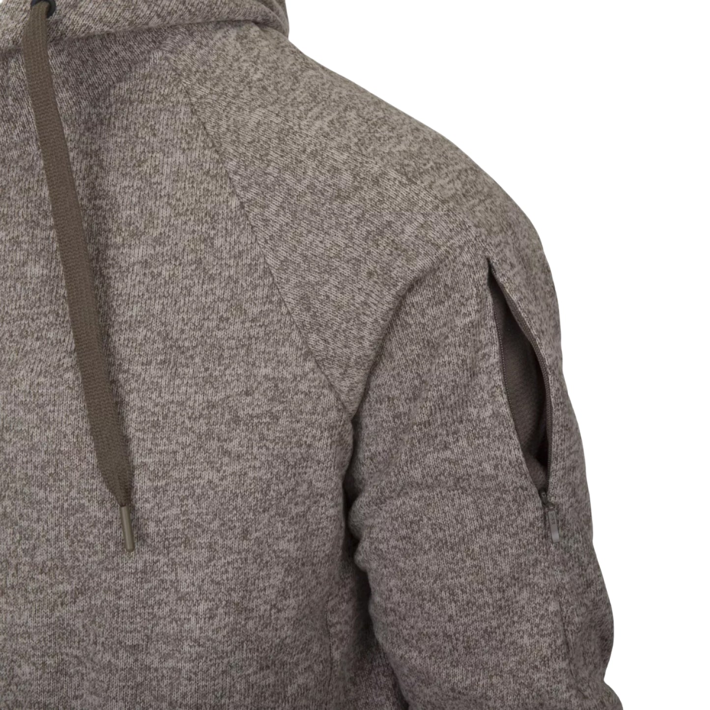 Кофта мужская Helikon-Tex Covert Tactical Hoodie (FullZip) Melange Light Tan