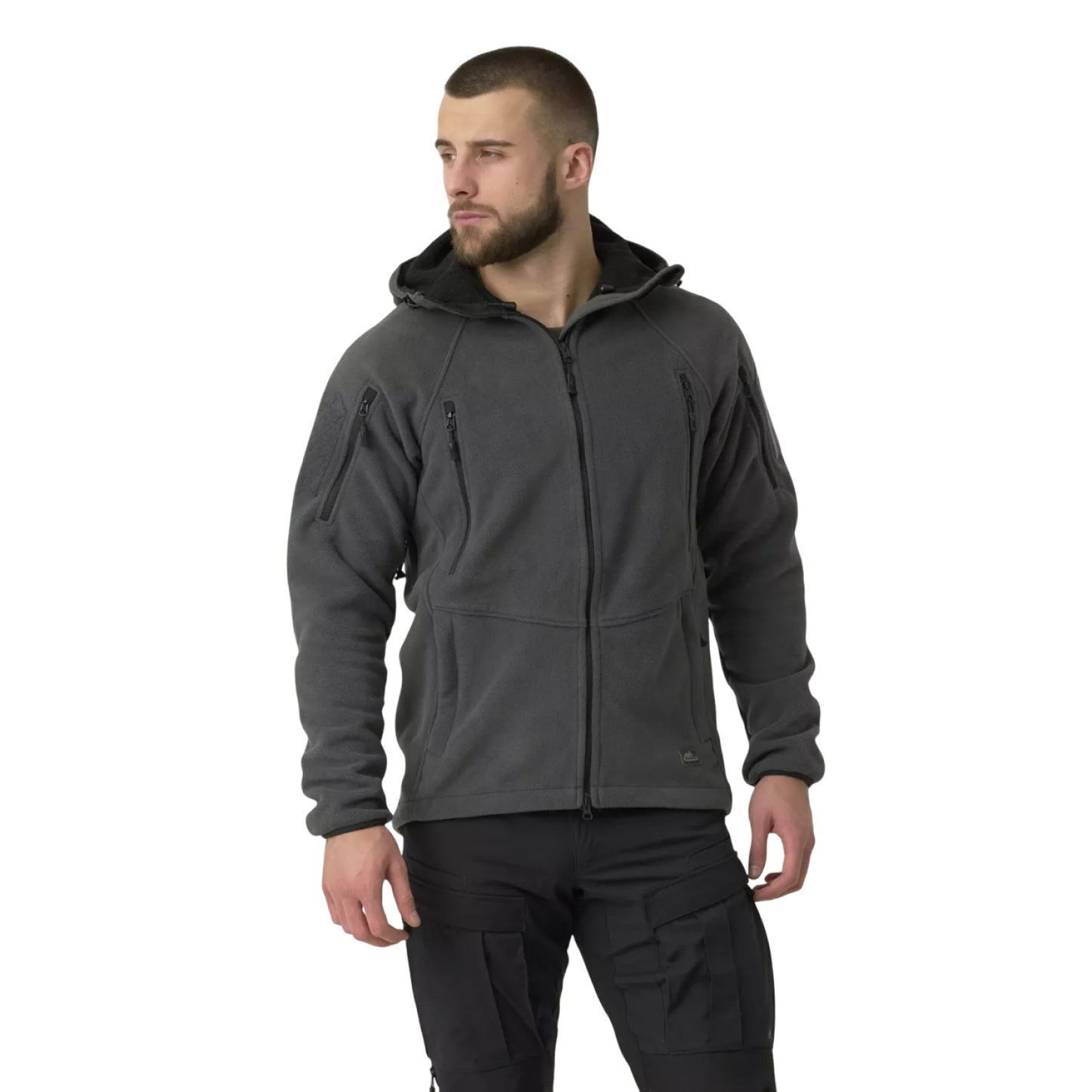 Куртка Helikon-Tex Patriot Jacket Mk 2 - Hybrid Fleece Shadow Grey / Black