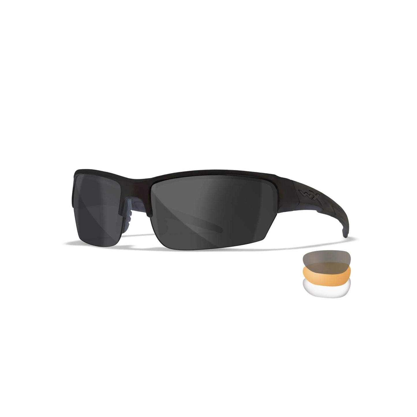 Очки баллистические Wiley X Saint 3 Clear/Grey/Light Rust Matte Black Frame