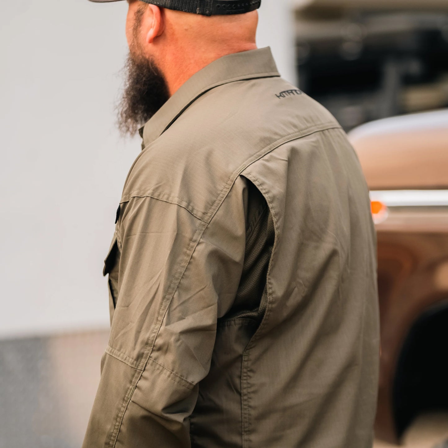 Рубашка Kitanica Long Sleeve Vented Shirt Khaki