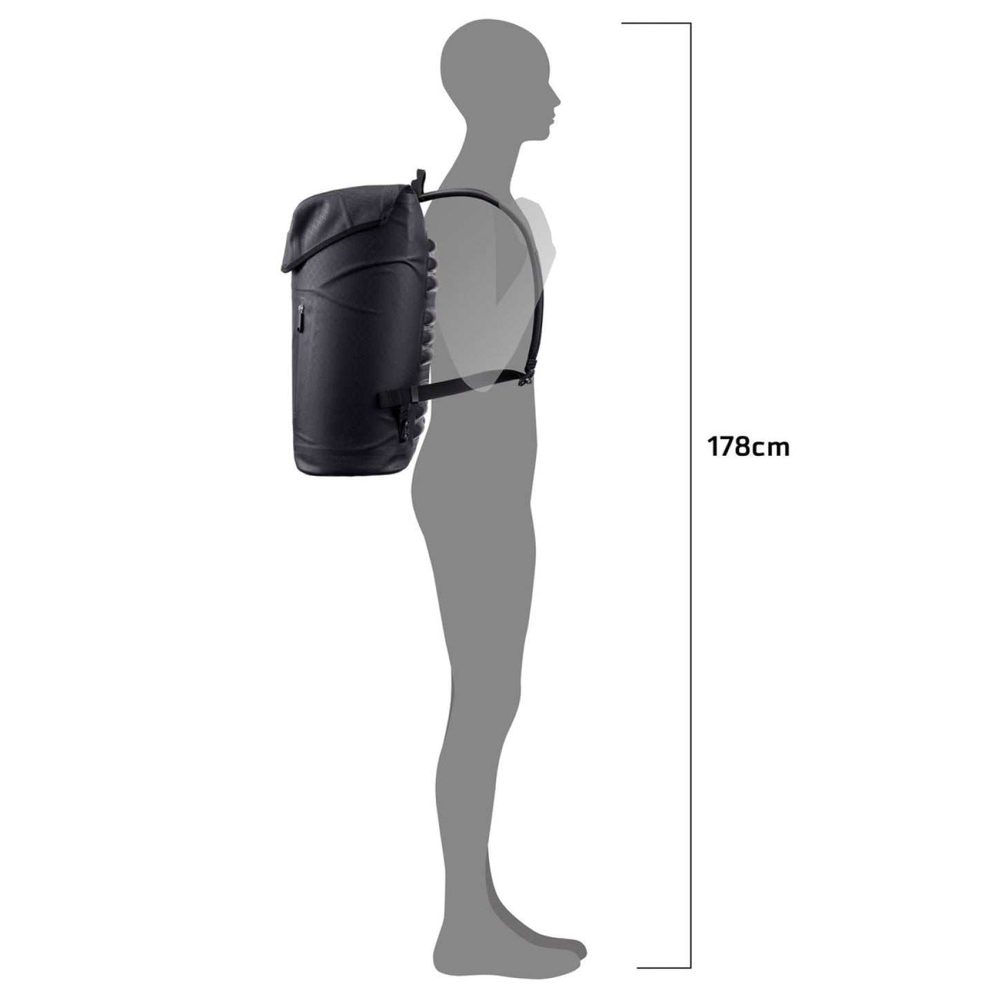 Рюкзак Ortlieb Soulo Metrosphere 25л Black Embossed