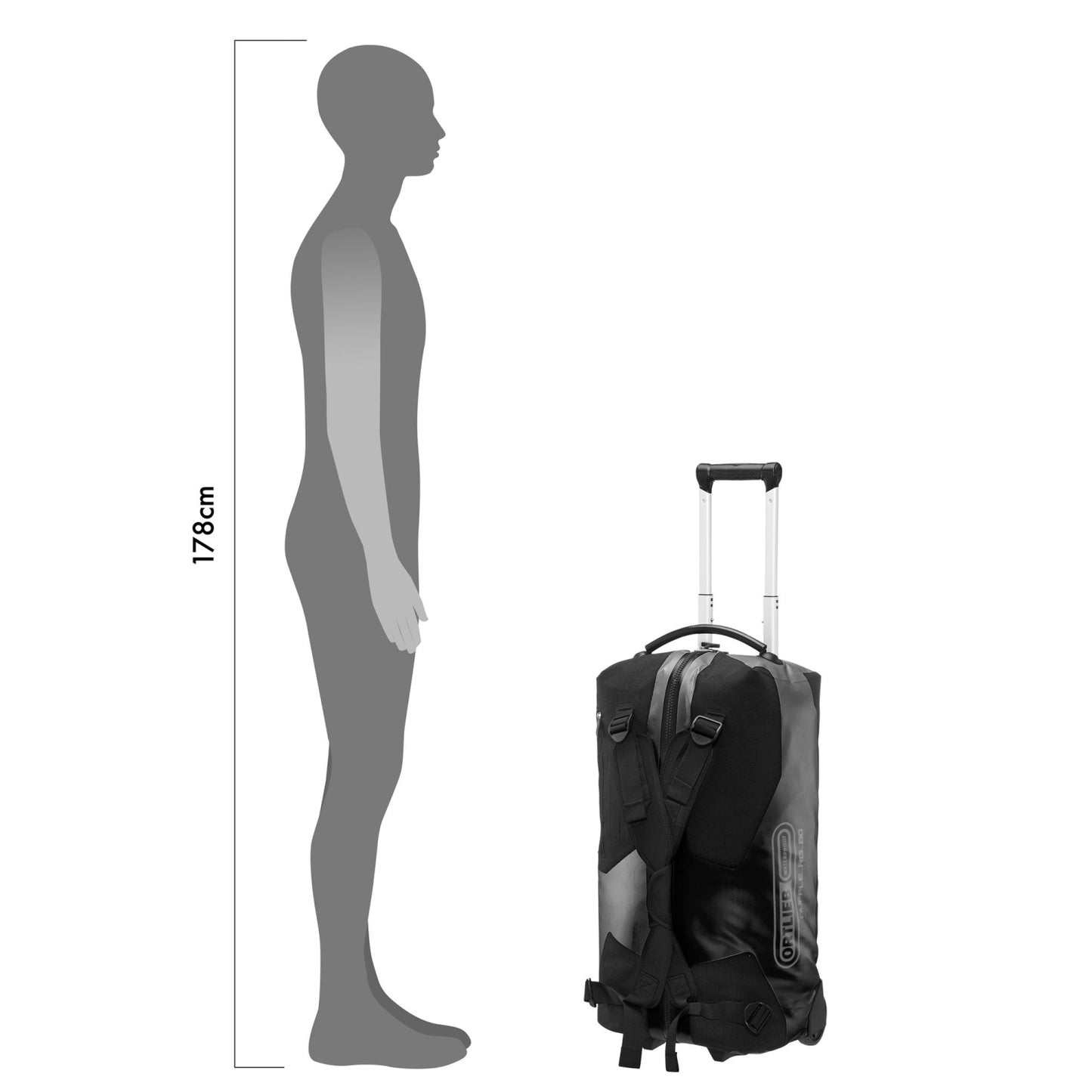 Баул на колёсах Ortlieb Duffle RG 60л Black