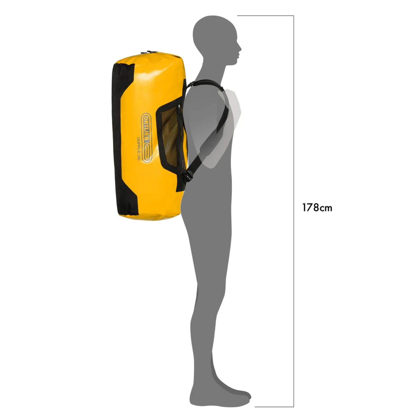 Баул Ortlieb Duffle 110л Sunyellow/Black