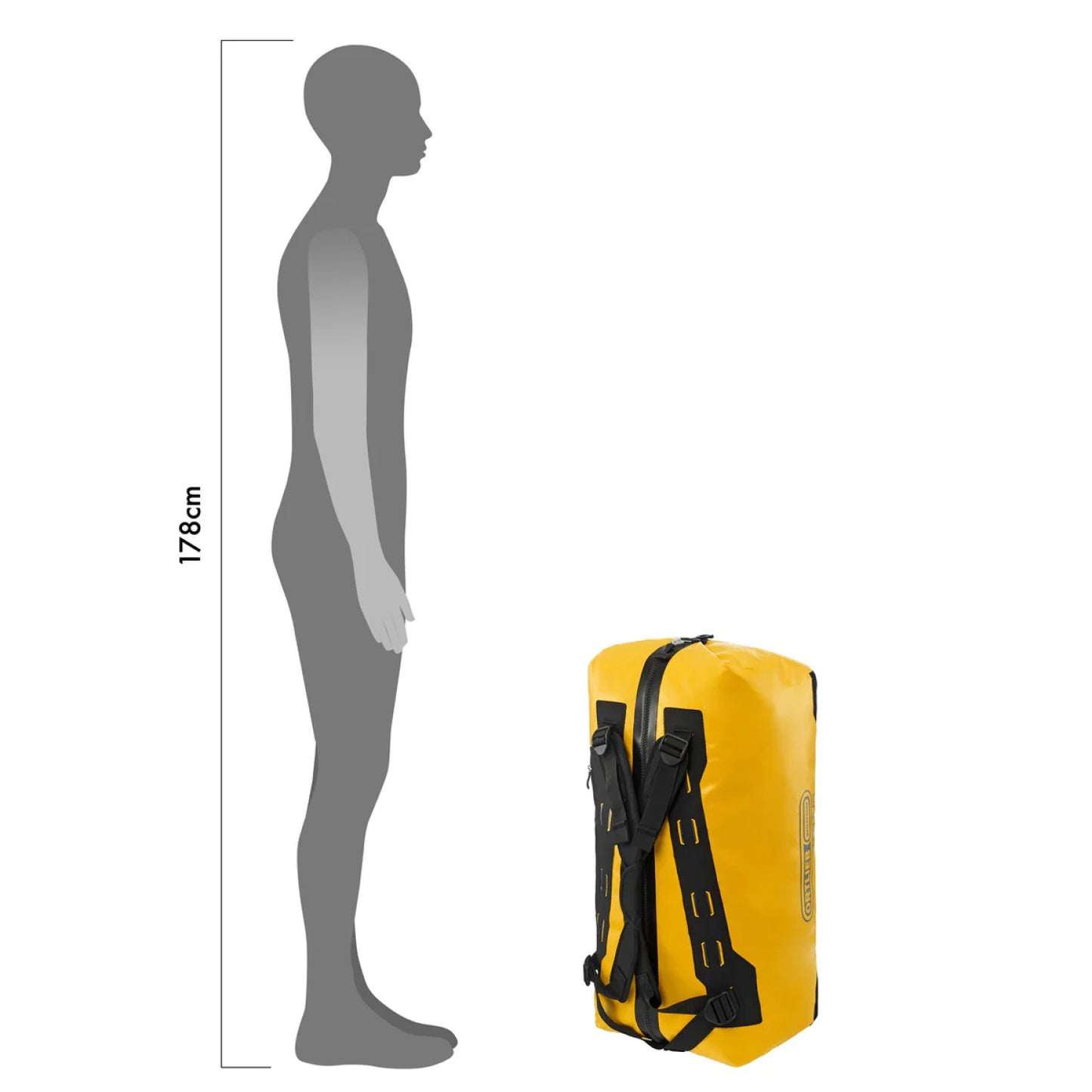 Баул Ortlieb Duffle 85л Sunyellow/Black