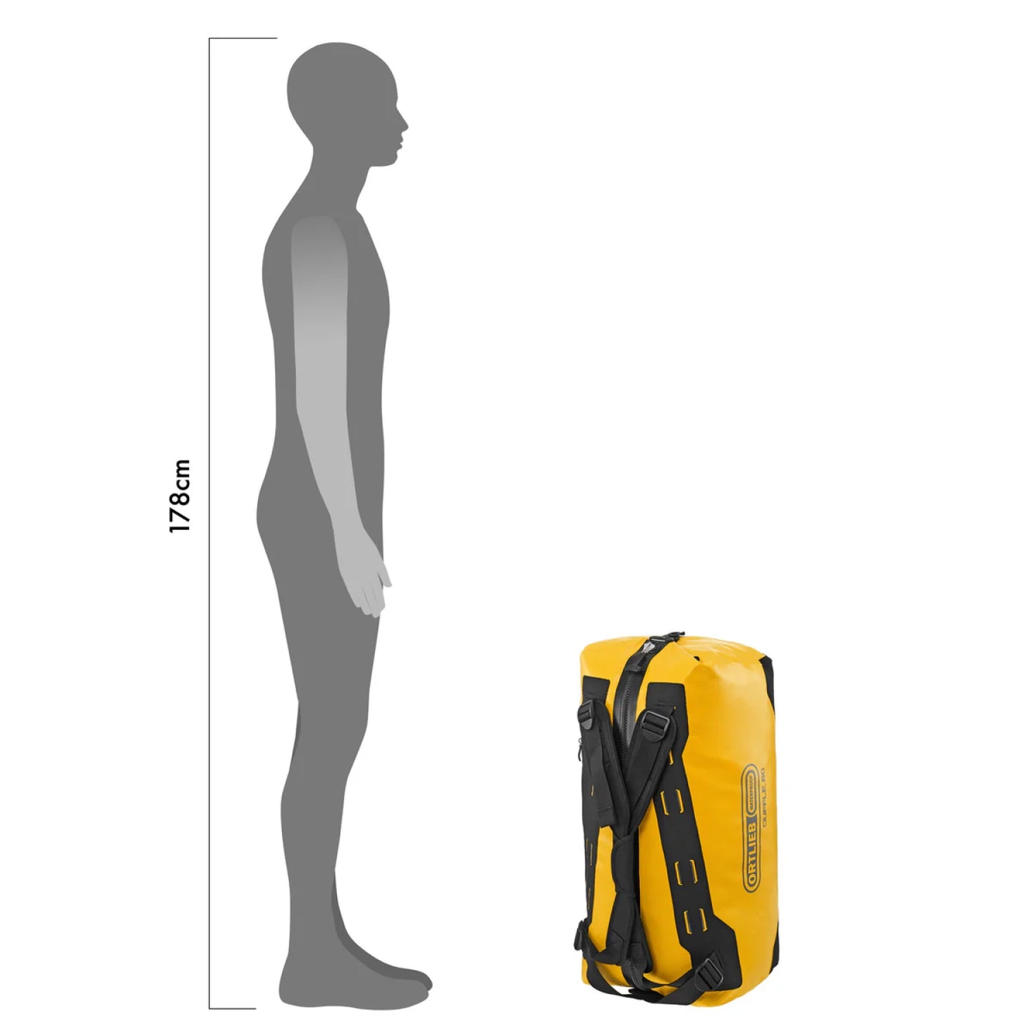 Баул Ortlieb Duffle 60л Sunyellow/Black