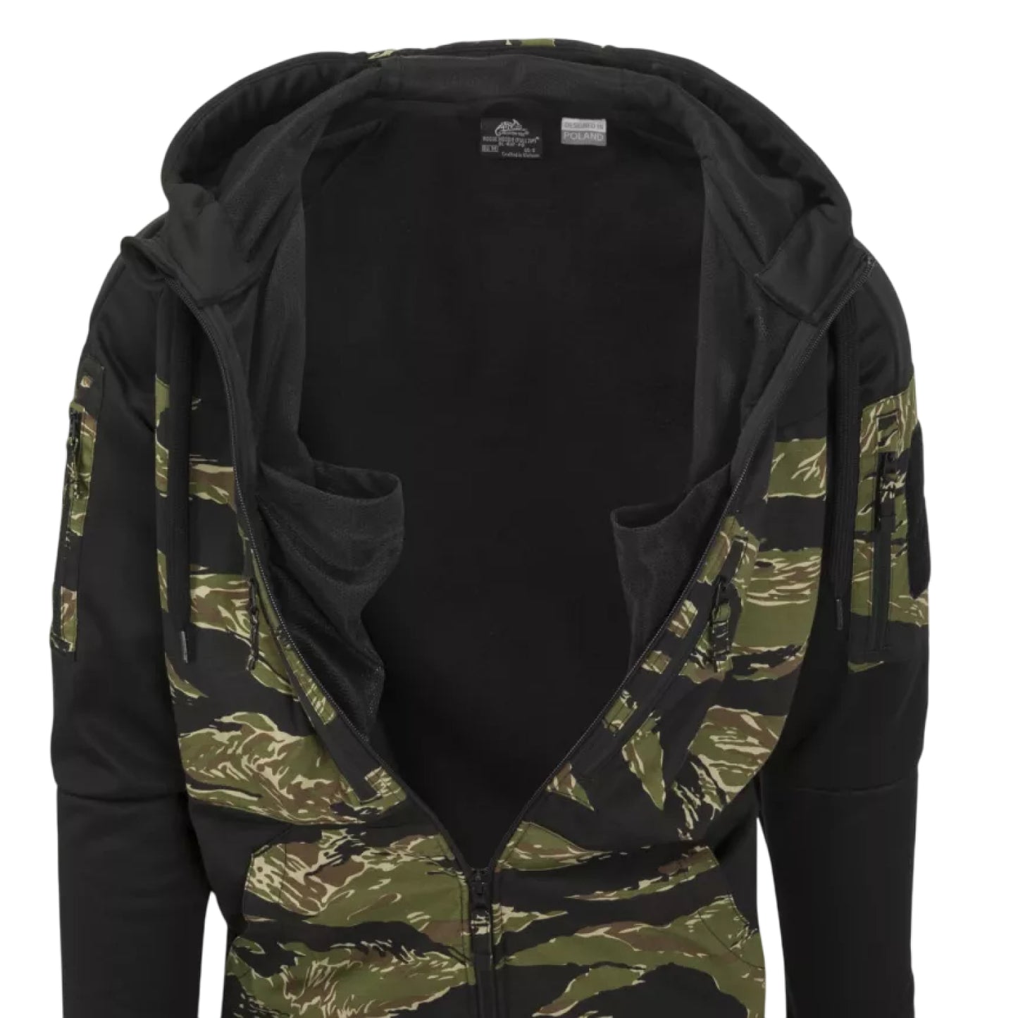 Толстовка Helikon-Tex Rouge Hoodie FullZip Black / MultiCam Black