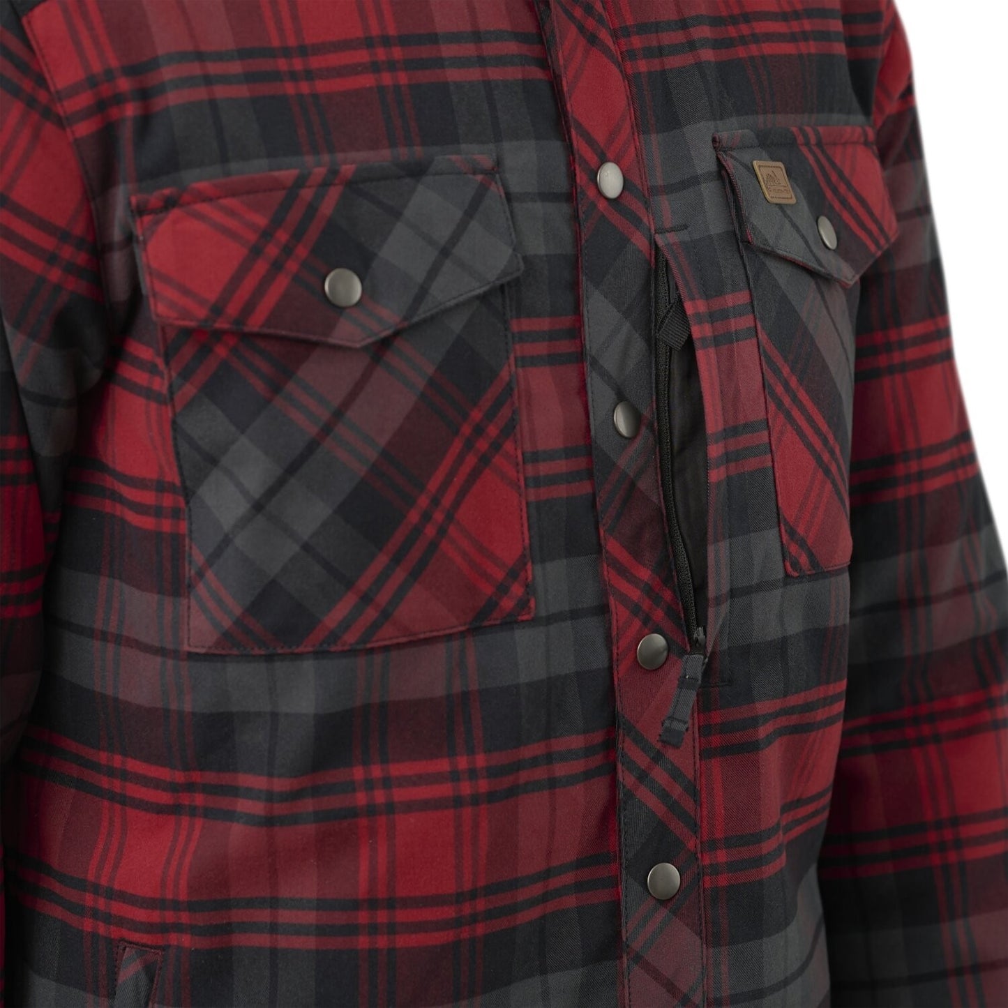 Рубашка Helikon-Tex Winter Warden Shirt Slate Crimson Plaid