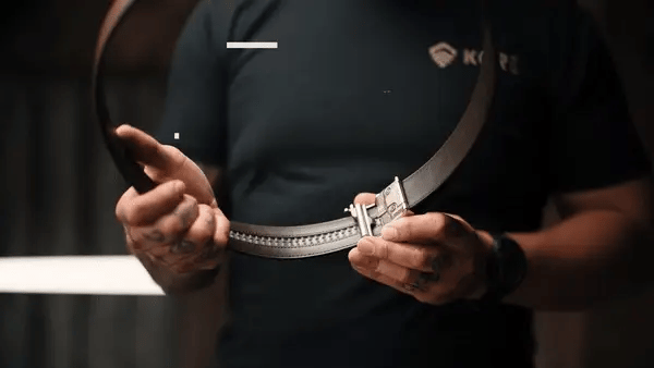 Ремень X3 Buckle Leather Gun Belt