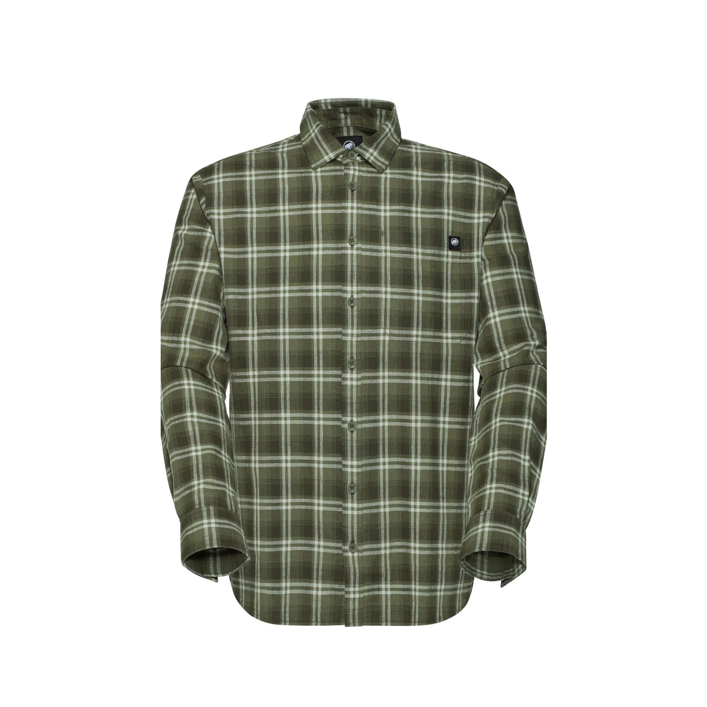 Рубашка мужская Mammut Trovat Summer Longsleeve Shirt Marsh/Dark Marsh