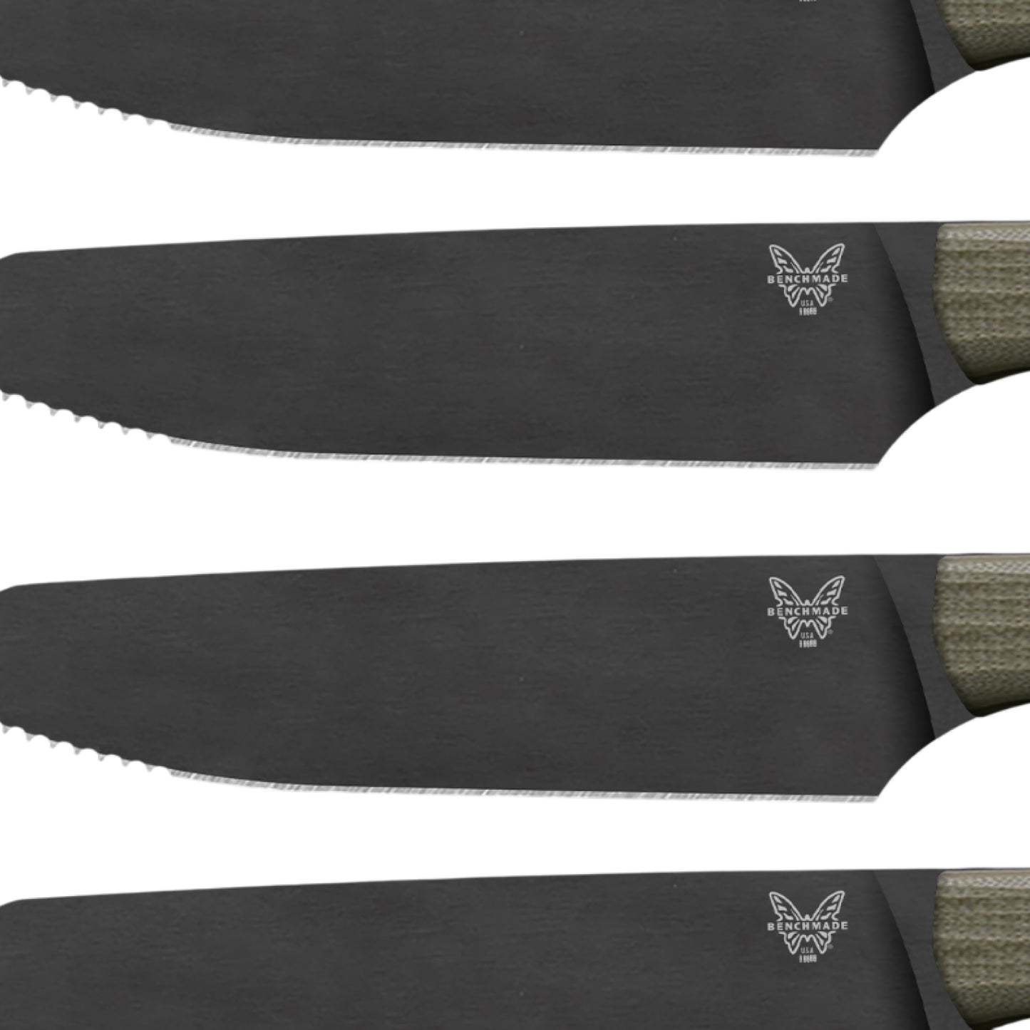 Набор ножей Benchmade Table Knife Set Black