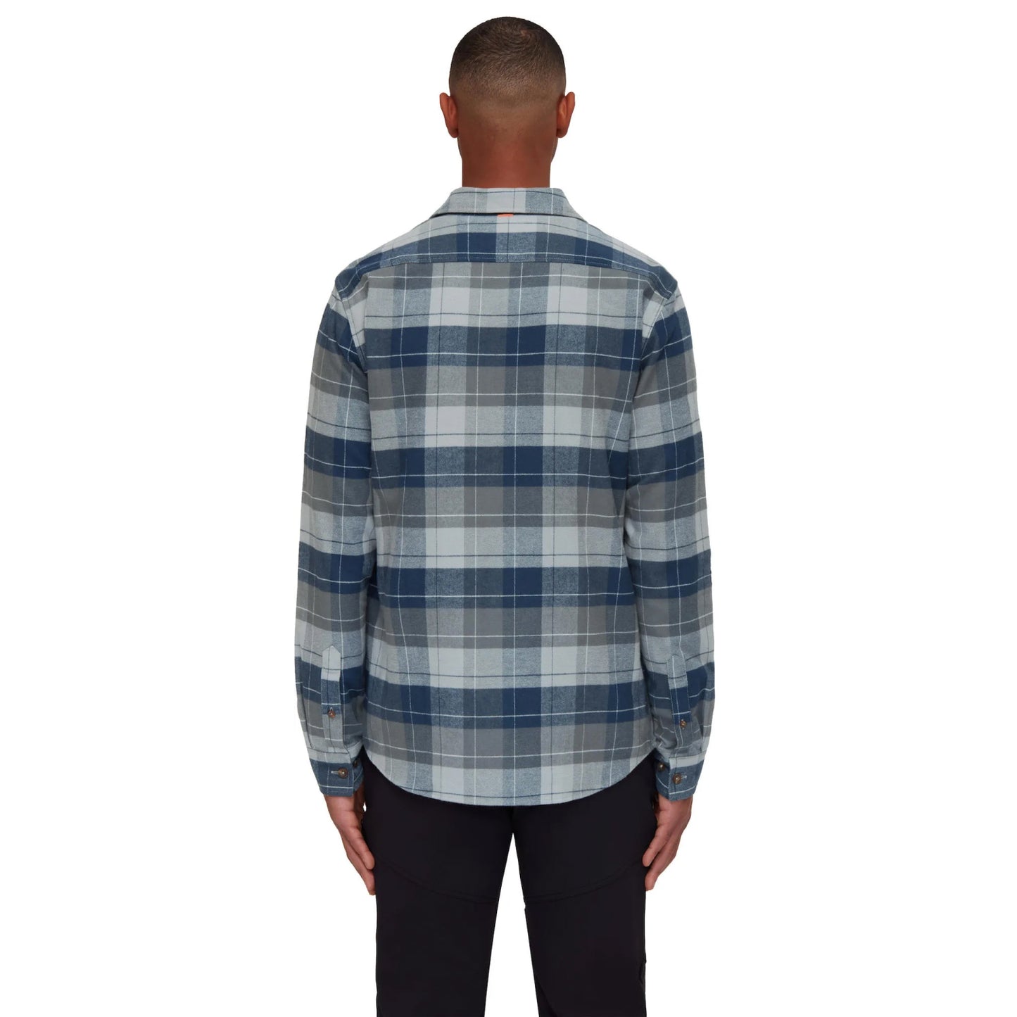 Рубашка мужская Mammut Trovat Longsleeve Shirt Steel/Marine