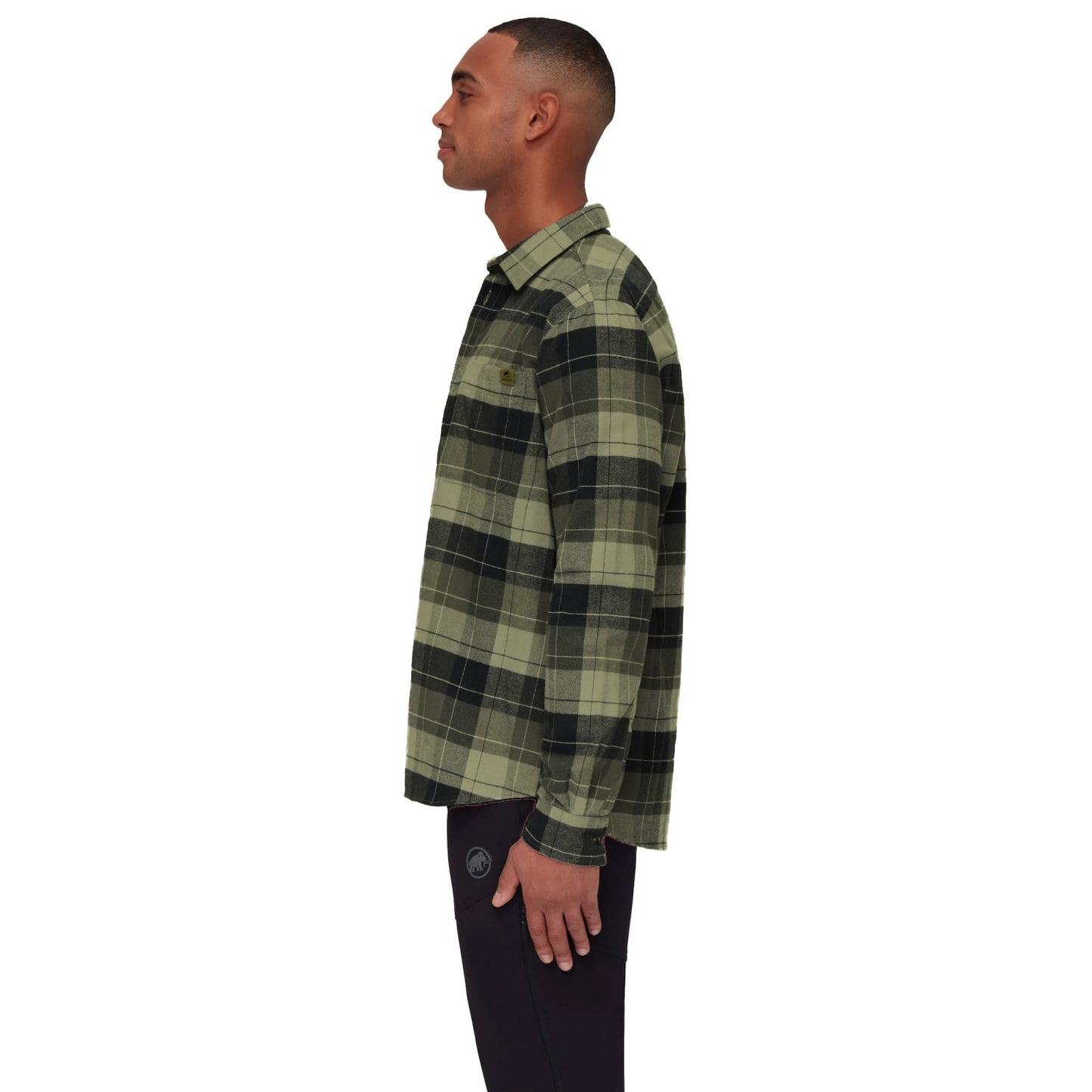 Рубашка мужская Mammut Trovat Longsleeve Shirt Marshblack