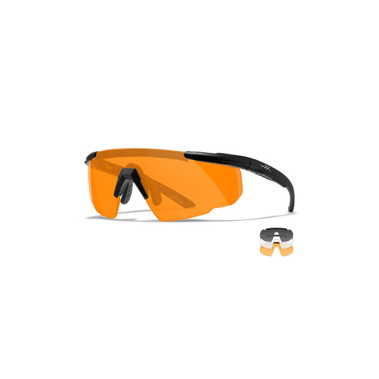 Очки баллистические Wiley X Saber Advanced Grey/Clear/Rust Matte Black Frame