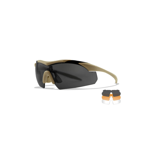 Очки баллистические Wiley X Vapor 2.5  Grey/Clear/Light Rust Tan Frame