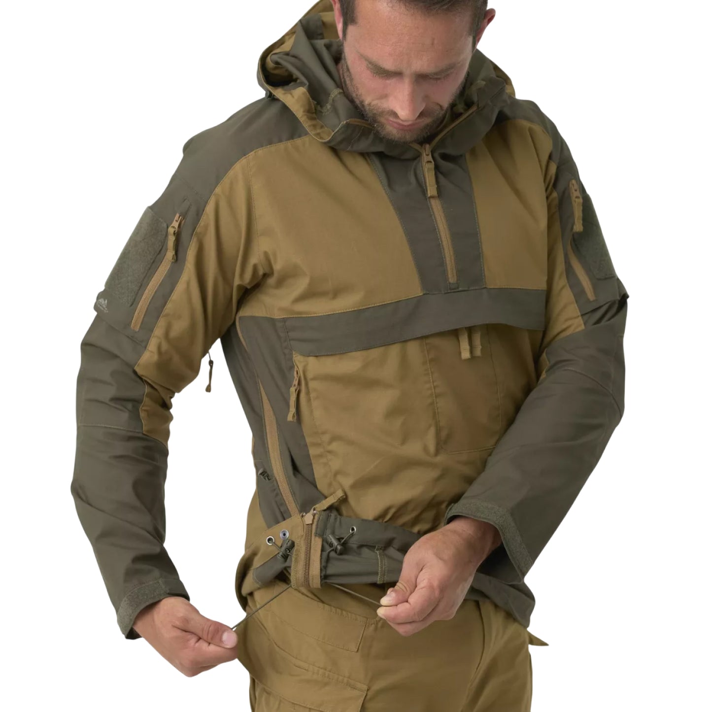 Куртка-анорак мужская Helikon-Tex Tracer Anorak Jacket - Polycotton Stretch Ripstop Black