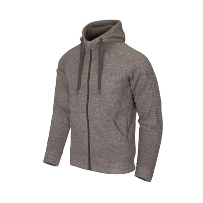 Кофта мужская Helikon-Tex Covert Tactical Hoodie (FullZip) Melange Light Tan