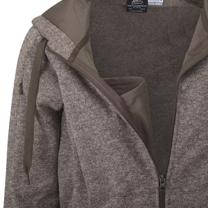 Кофта мужская Helikon-Tex Covert Tactical Hoodie (FullZip) Melange Light Tan