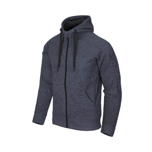 Кофта мужская Helikon-Tex Covert Tactical Hoodie (FullZip) Melange Blue