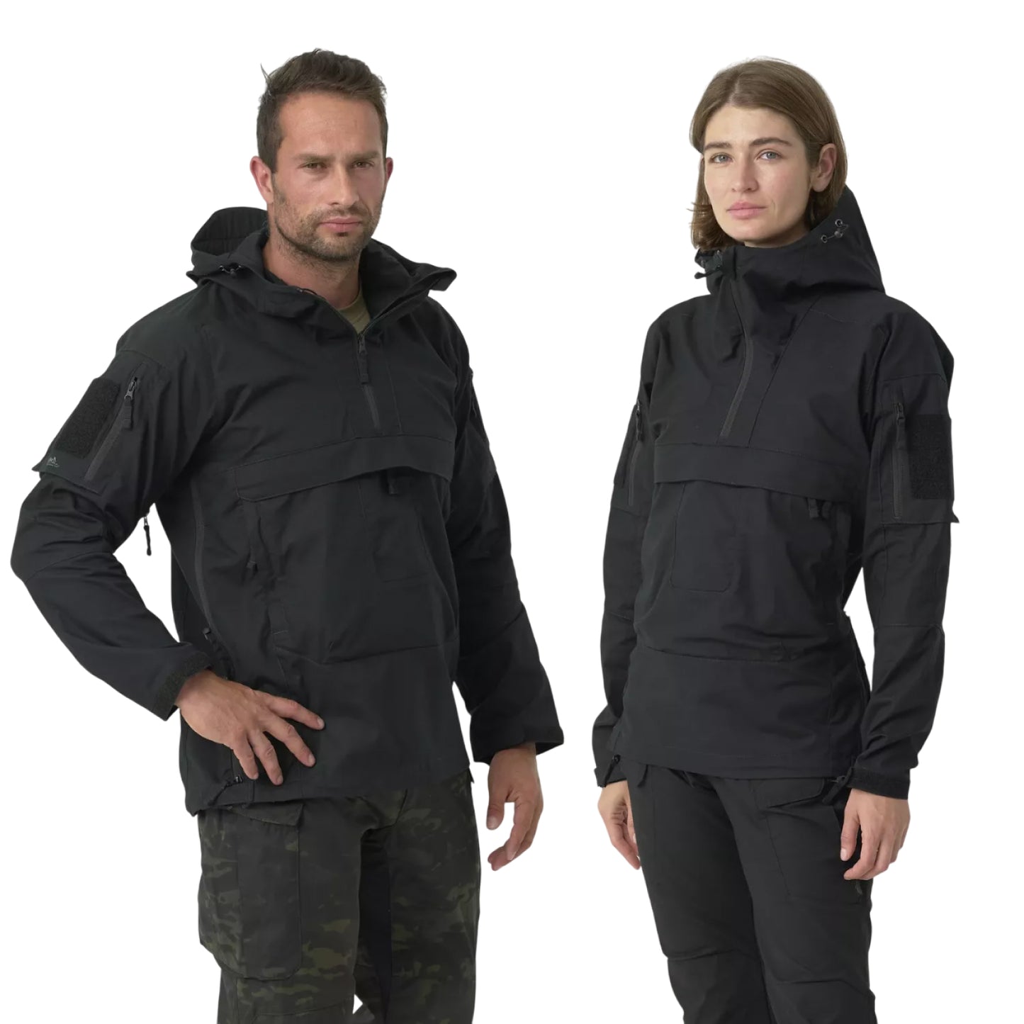 Куртка-анорак мужская Helikon-Tex Tracer Anorak Jacket - Polycotton Stretch Ripstop Black