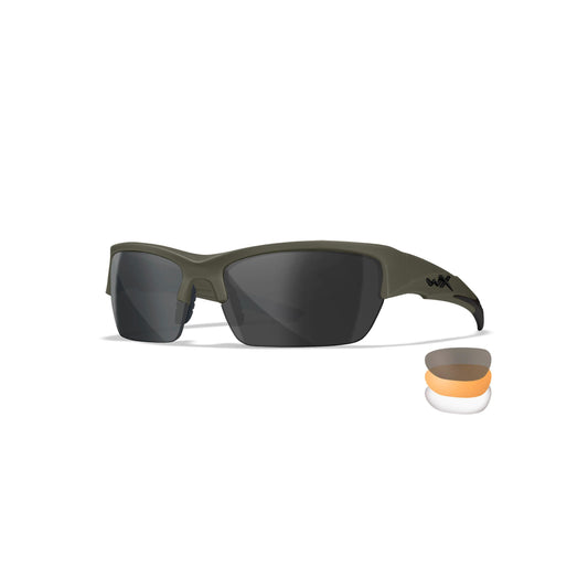 Очки баллистические Wiley X Valor Clear/Grey/Light Rust OD Green Frame
