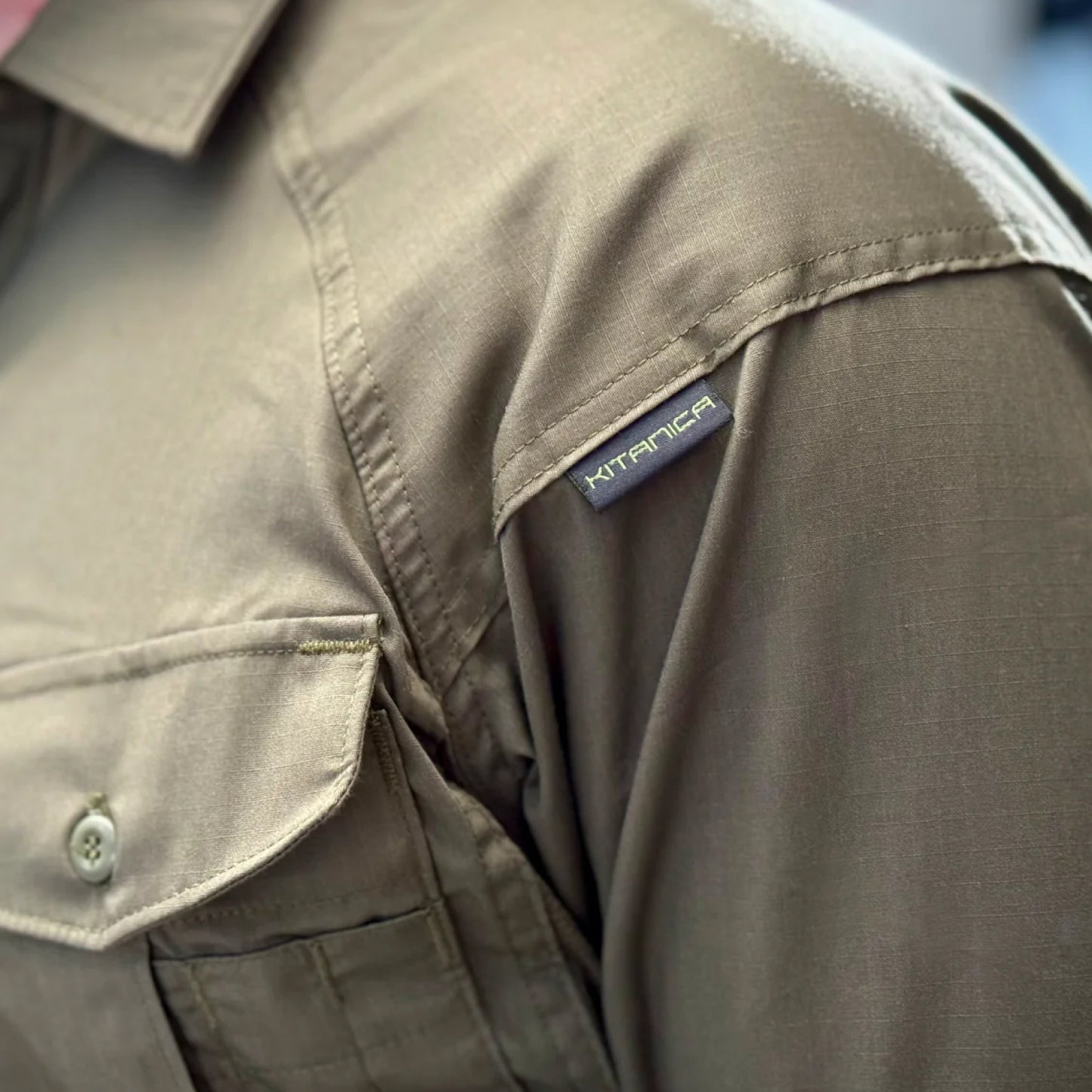 Рубашка Kitanica Short Sleeve Vented Shirt Khaki