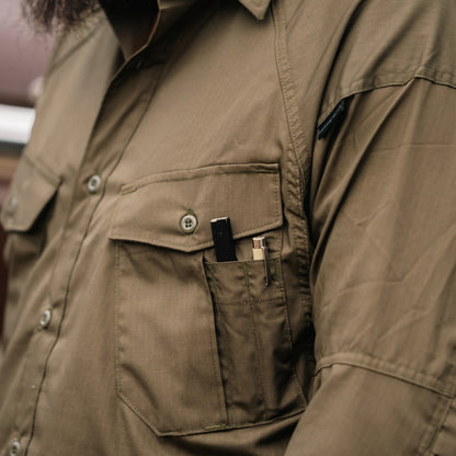 Рубашка Kitanica Long Sleeve Vented Shirt Ranger Green