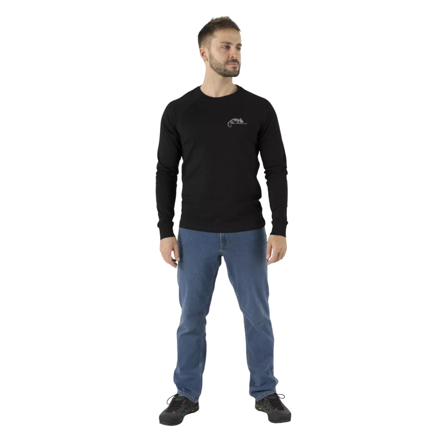 Лонгслив Helikon-Tex T-shirt Long Sleeve (Helikon-Tex Logo) Black