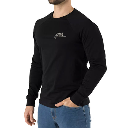 Лонгслив Helikon-Tex T-shirt Long Sleeve (Helikon-Tex Logo) Black