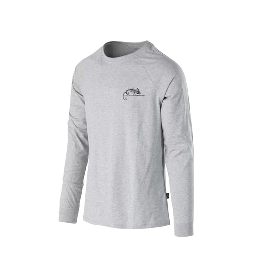 Лонгслив Helikon-Tex T-shirt Long Sleeve (Helikon-Tex Logo) Mid Grey Melange