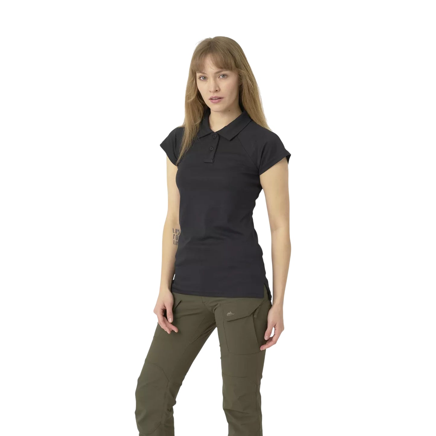 Поло женское Helikon-Tex UTL Polo Shirt - TopCool Lite Black