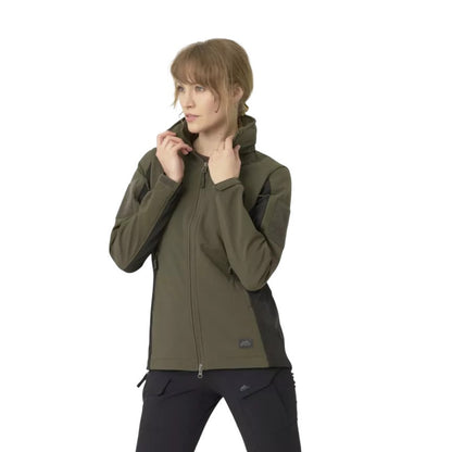 Куртка женская Helikon-Tex Gunfighter Jacket Taiga Green / Black A