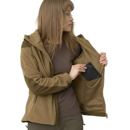 Кофта женская Helikon-Tex Cumulus Jacket - Heavy Fleece Coyote