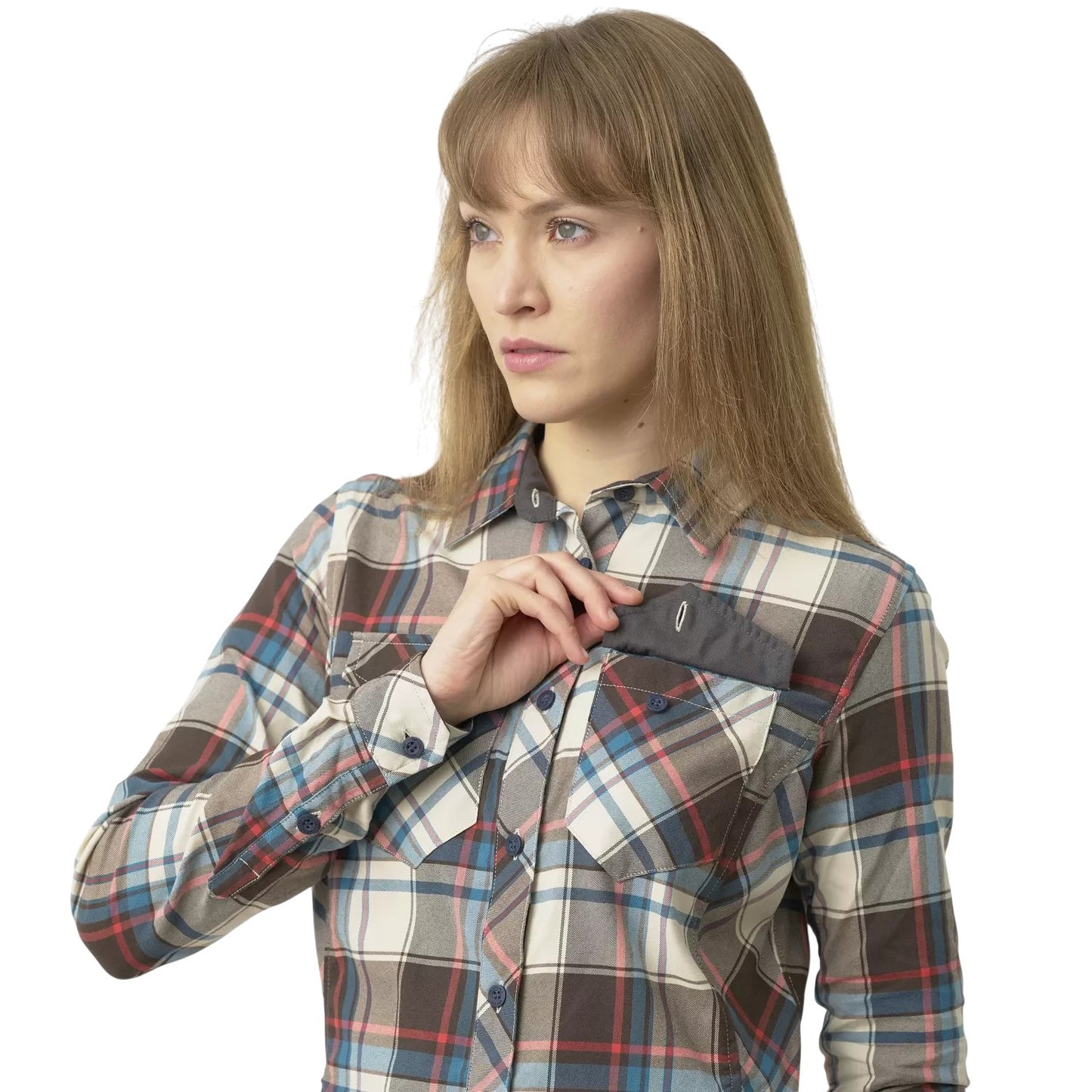 Рубашка женская Helikon-Tex Marigold Shirt Moss Green Checkered