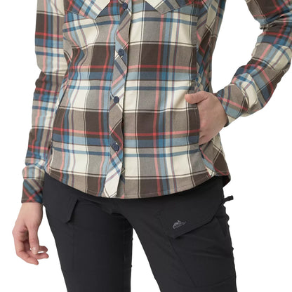 Рубашка женская Helikon-Tex Marigold Shirt Moss Green Checkered