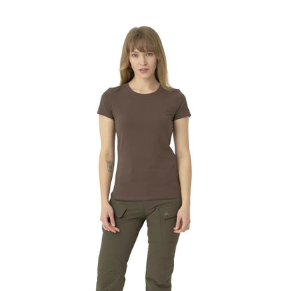 Футболка женская Helikon-Tex T-shirt Slim Organic Earth Brown