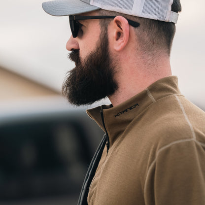 Рубашка Kitanica Quarter Zip Base-Layer Coyote Brown