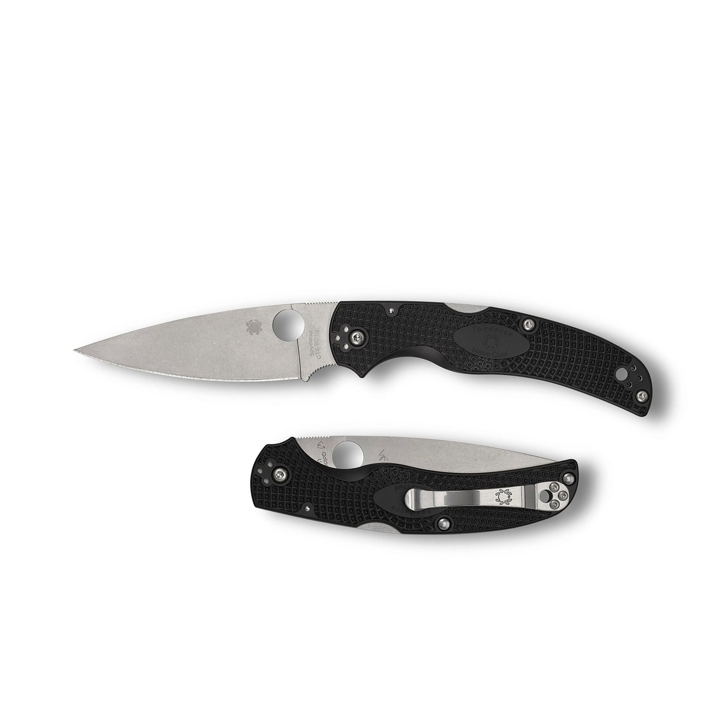 Нож Spyderco Native Chief Black Lightweight Black