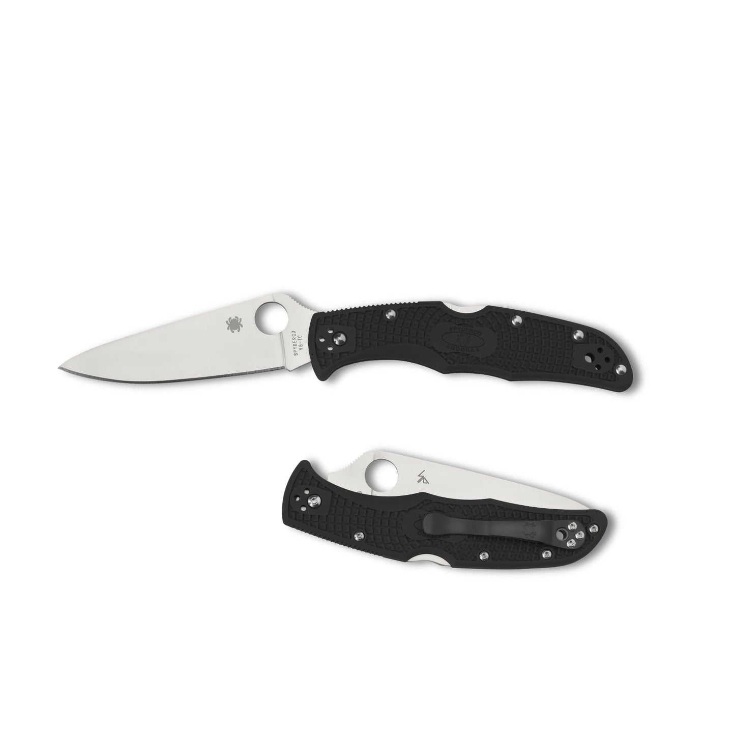 Нож Spyderco Endura 4 Lightweight Flat Ground Black