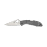 Нож Spyderco Delica 4 Lightweight Flat Ground Gray