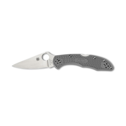 Нож Spyderco Delica 4 Lightweight Flat Ground Gray