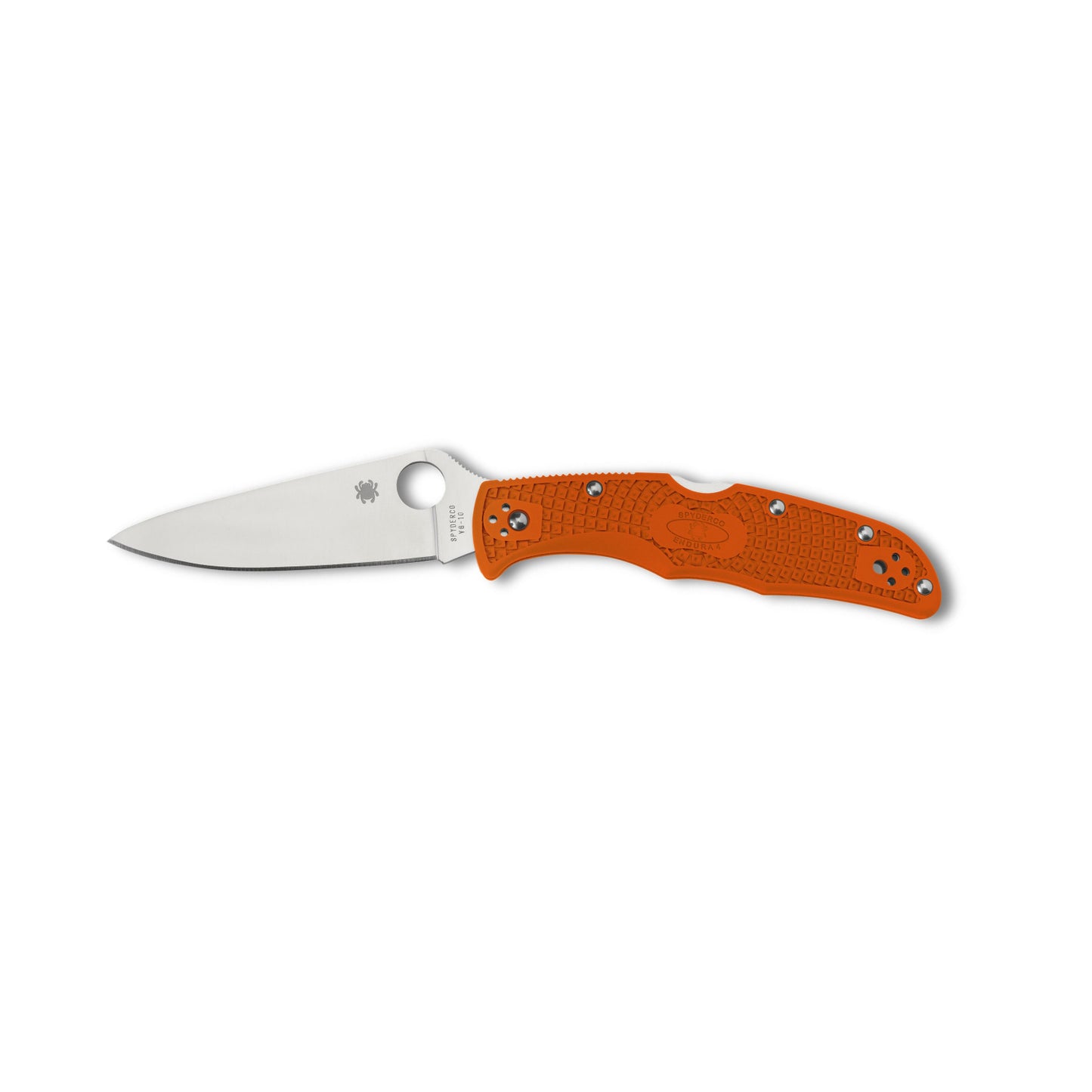 Нож Spyderco Endura 4 Lightweight Flat Ground Orange