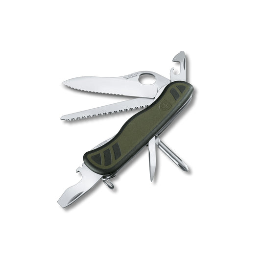 Нож многофункциональный Victorinox Swiss Soldier's Knife 08 Green/Black