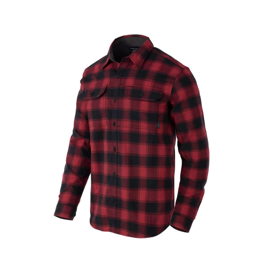 Рубашка Helikon-Tex Greyman Shirt Coral Crimson Checkered