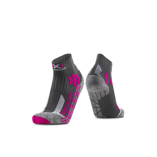 Носки женские X-Socks Trek Outdoor Low Cut Anthracite/Fuchsia